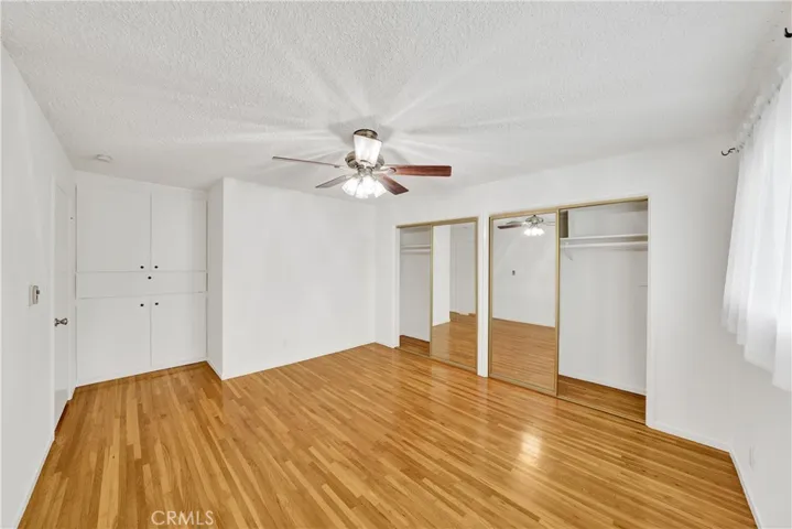 The bedroom entrance is on the left.  Note additional storage closet space