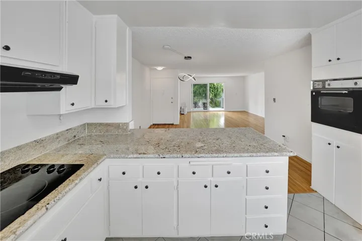 Oven is separate from the stove top