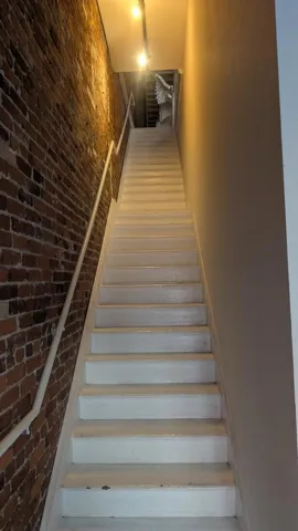 stairs to the office