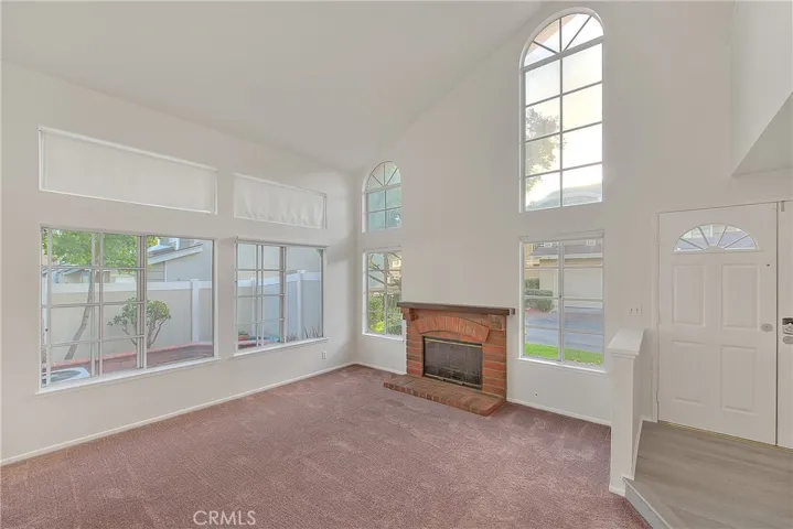Red Brick Fireplace