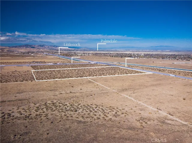 Marked lot facing West