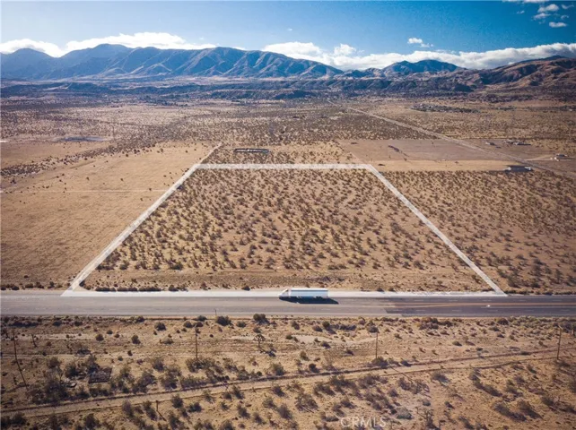 Marked lot Hwy 138 facing south
