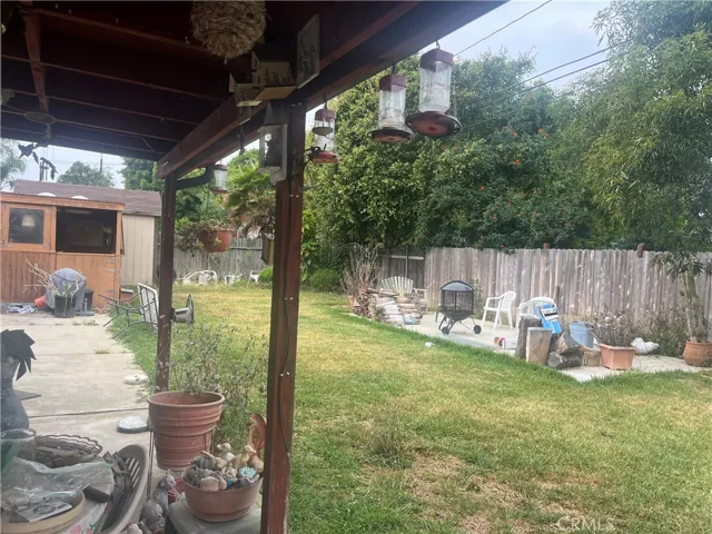 Covered patio