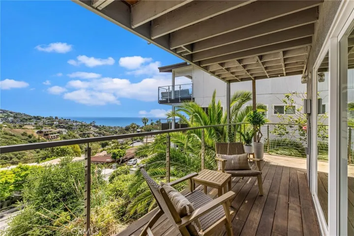 Ocean View Terrace off the Primary Bedroom