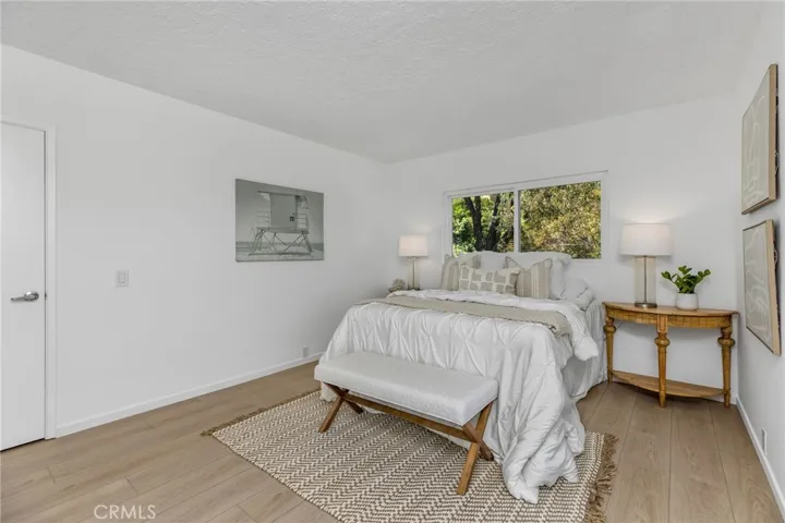 One of three downstairs ocean view bedrooms