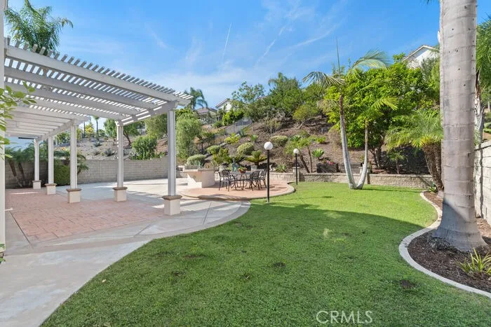 Backyard with patio