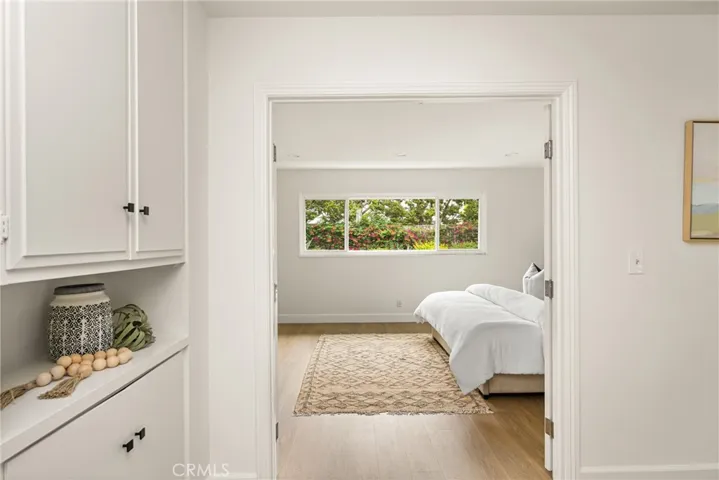 A reverse view into the Main bedroom.