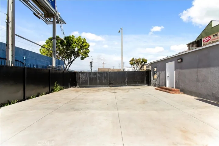Parking lot area