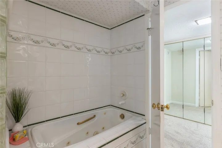 Terrazzo floors in the primary bath