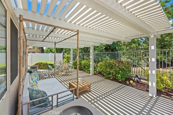 Large Private Rear Patio
