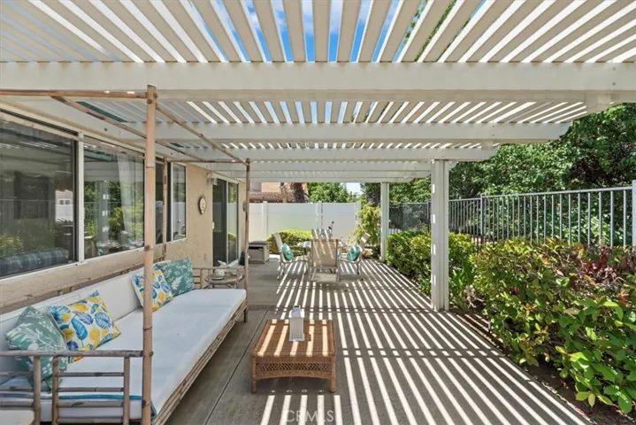 Large Private Rear Patio