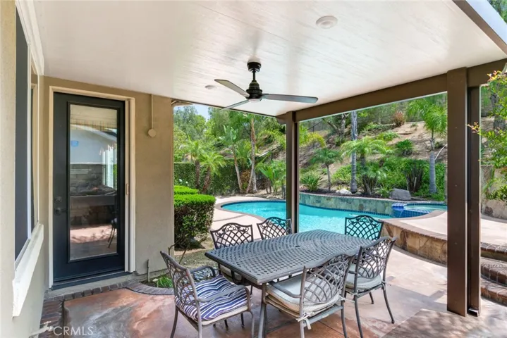 Patio in the back