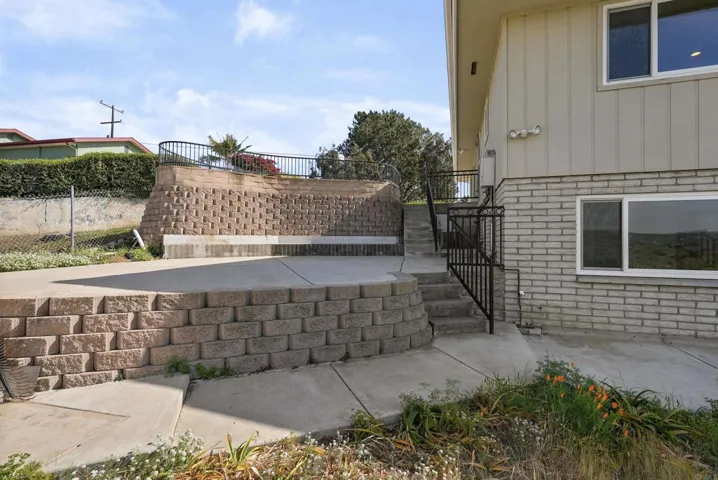 Steps Leading to Backyard