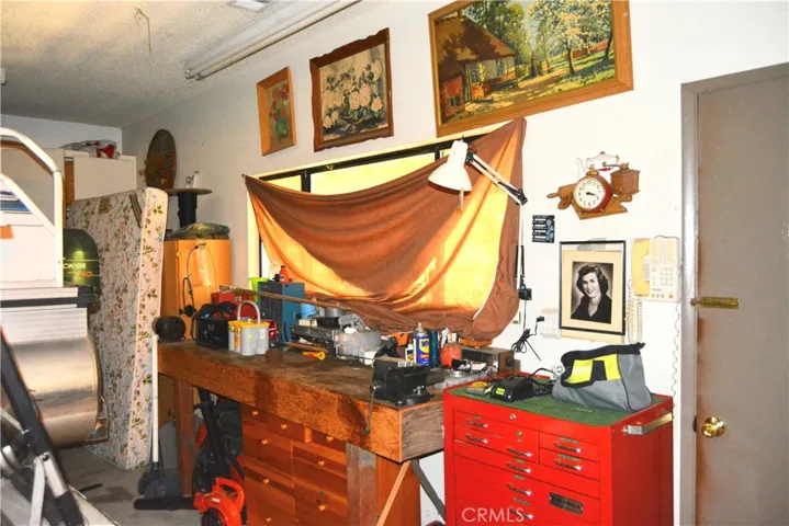 workbench in garage