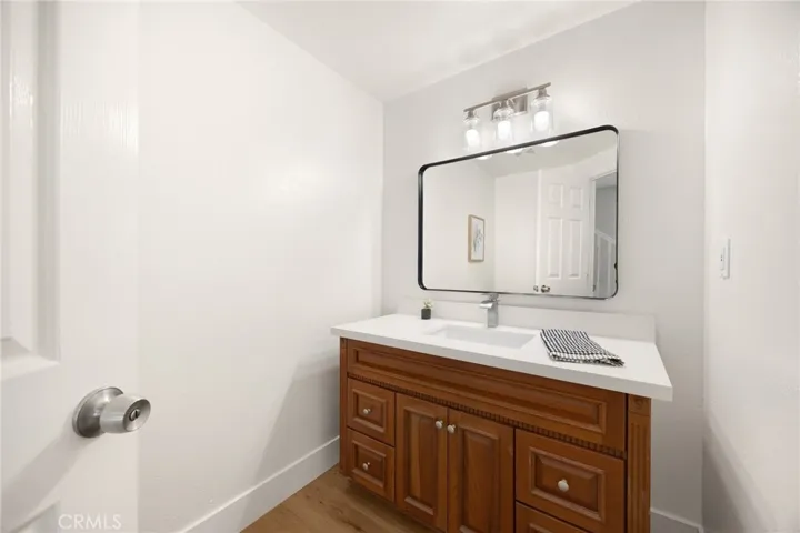 guest bathroom downstairs.