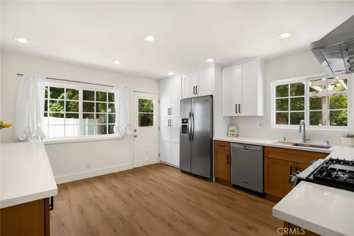 ample counter space and storage