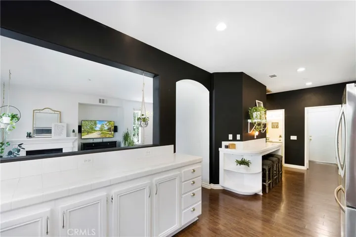 Opening to the living and dining rooms!