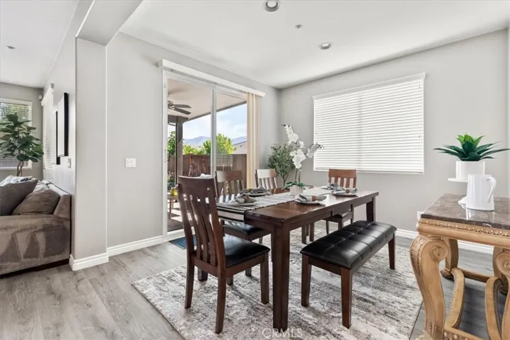 Cozy dining room perfectly set apart from the kitchen and great room, offering an intimate space for memorable meals and gatherings.