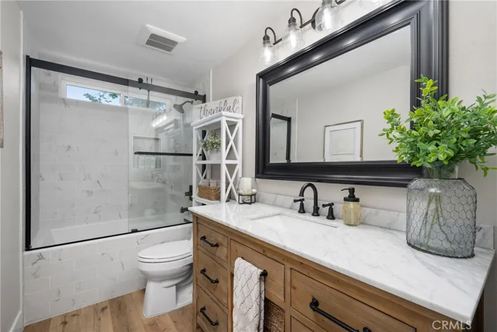 Updated Secondary Bathroom.