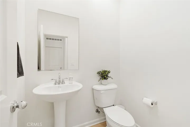 Downstairs half bath