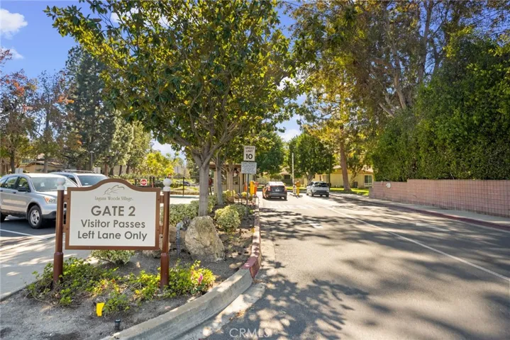 Guard gated community.