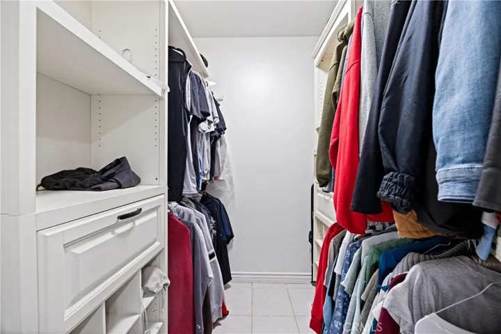 Primary walk in closet
