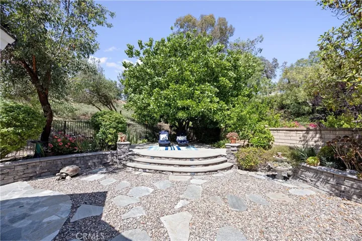 Serene backyard