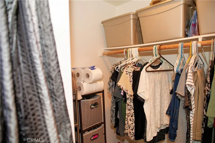 Closet left side view.
