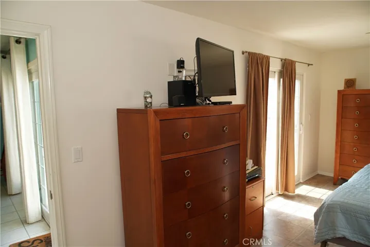 Door to the primary suite on the left