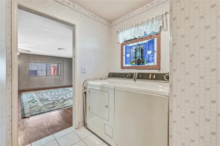 Laundry room.