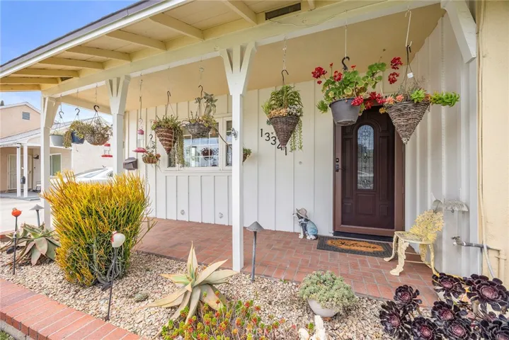 Covered front porch