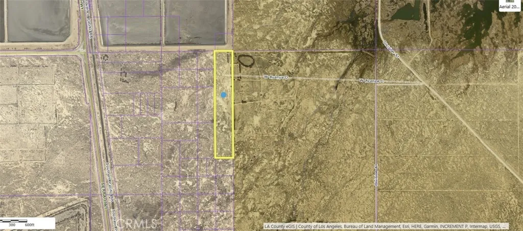GIS LA COUNTY AERIAL MAP of PARCEL