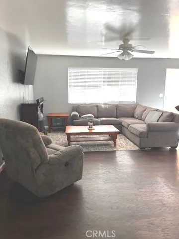 Living room from dining area