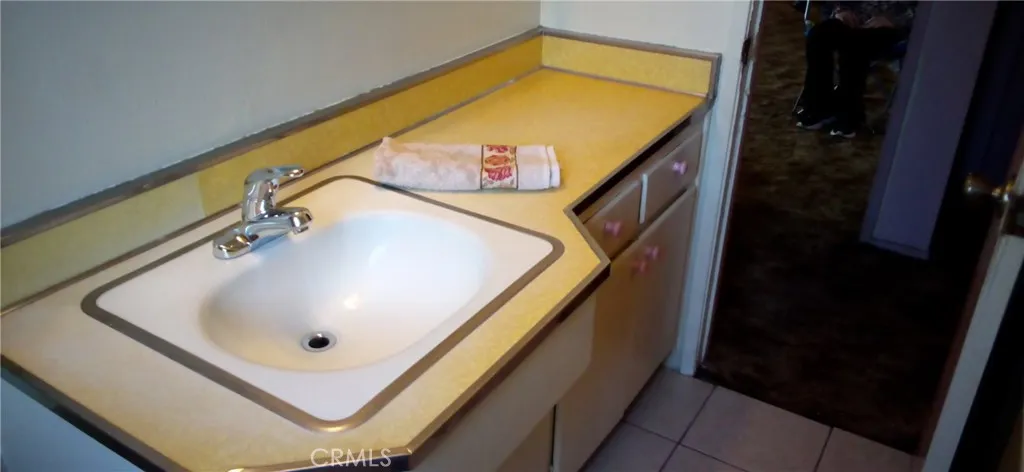 Bathroom sink.