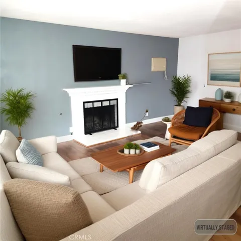 Living Room-Virtually Staged
