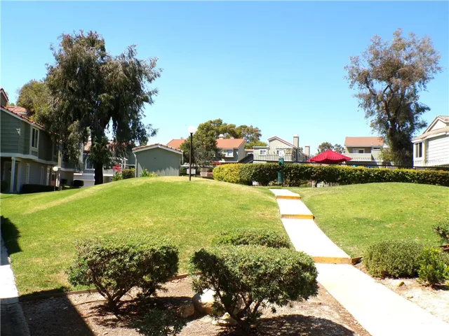 Front yard of the pool