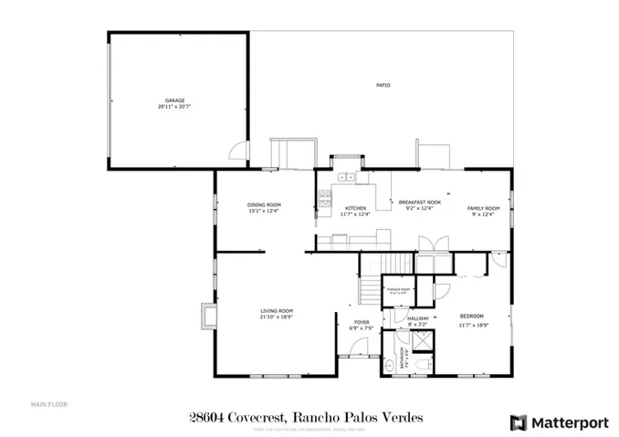 Main Level Floor Plan
