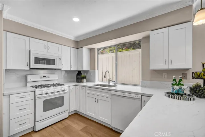New Kitchen with new cabinetry and countertops.