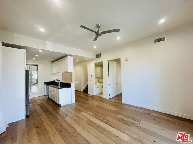 Living room to kitchen