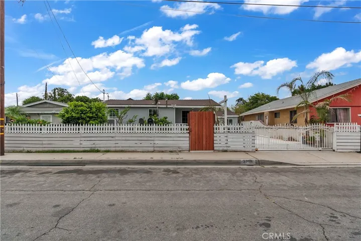 Front View Fenced property