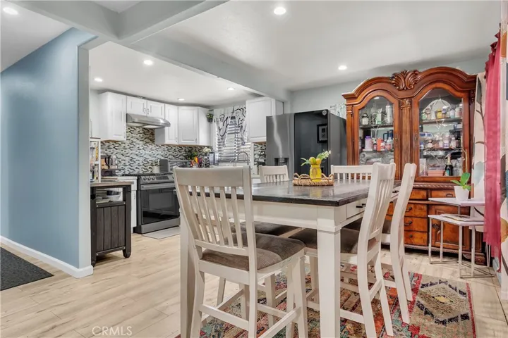 Kitchen and Dining area combo