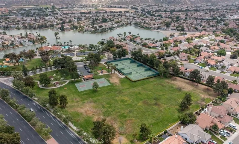 View of HOA Tennis and Basketball Courts