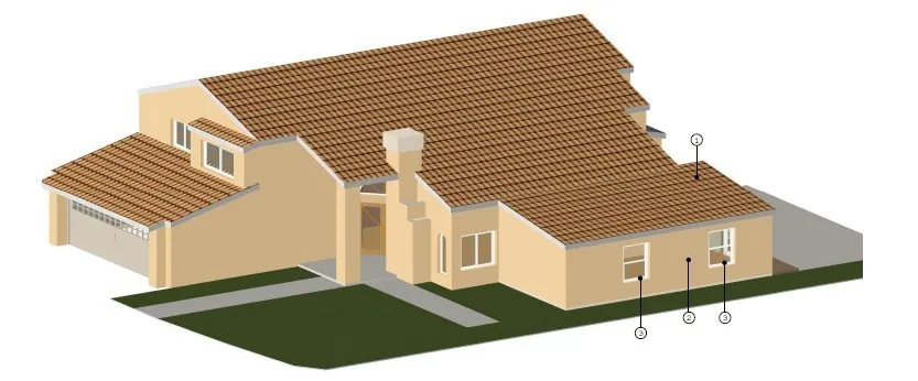 Proposed additions 3D Rendering Frontview