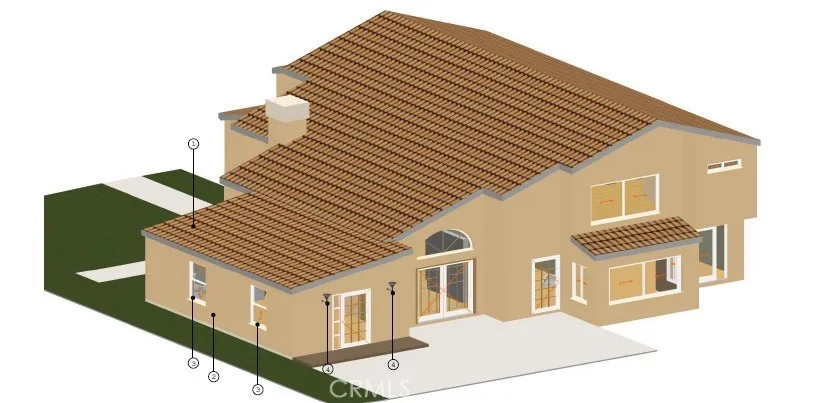 Proposed additions 3D Rendering Backyard