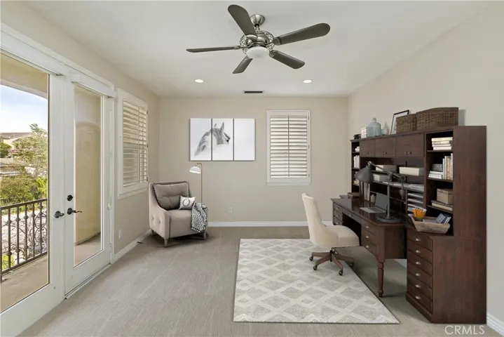 Bonus room with walk on balcony, shutters, could use as a game room, media room