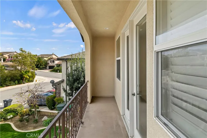 Walk on balcony off of bonus room, with a view