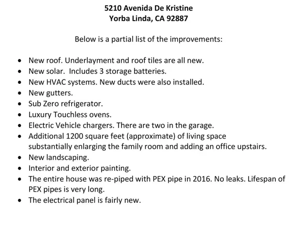 5210 Avenida De Kristine, Yorba Linda, California 92887
