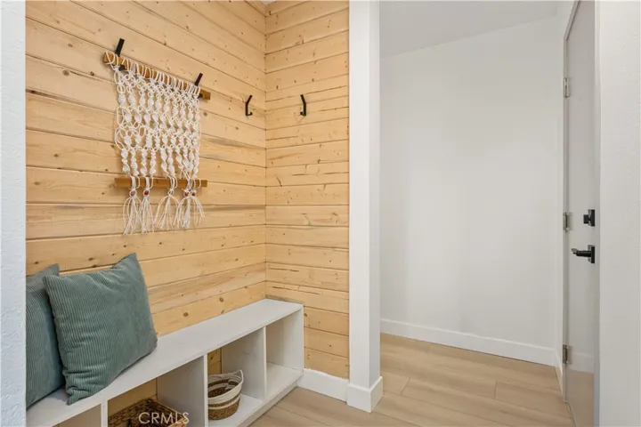 "mud room" area with direct access to garage