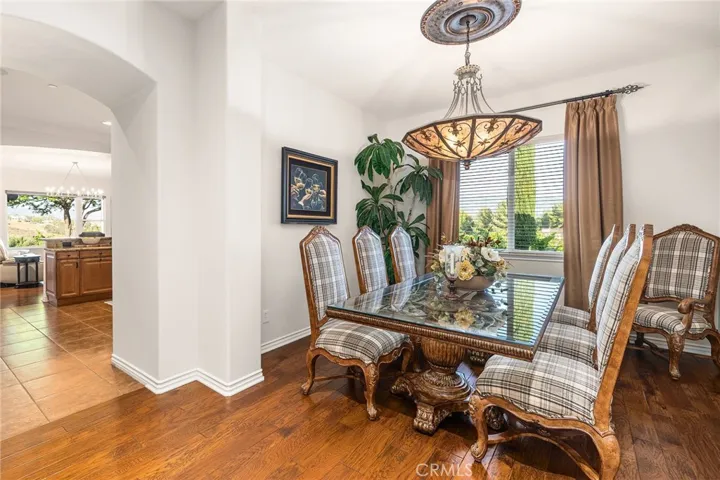This room can be used either as a formal dining room or office.