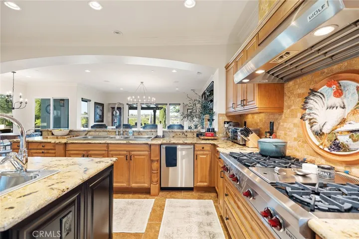 Kitchen with stainless appliances
